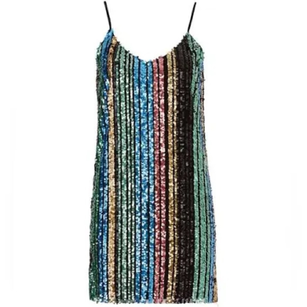 Show Me Your Mumu Wear Me Out Sequin Strap Mini Dress (ERAS TOUR OUTFIT)